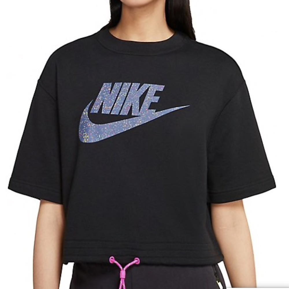 NIKE Women's Clash Short-Sleeve Top